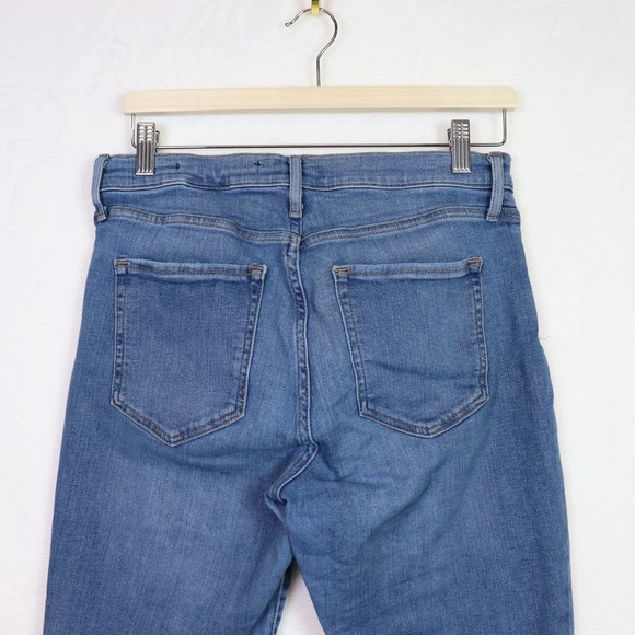 BANANA REPUBLIC Blue Mid Rise Skinny Premium Denim Jeans 29 - Picture 4 of 9